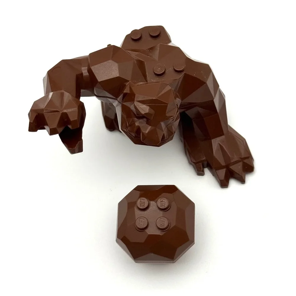 LEGO Rock Monster Minifigure Brown Rock Raiders 4950 4990 Boulder 30305c01